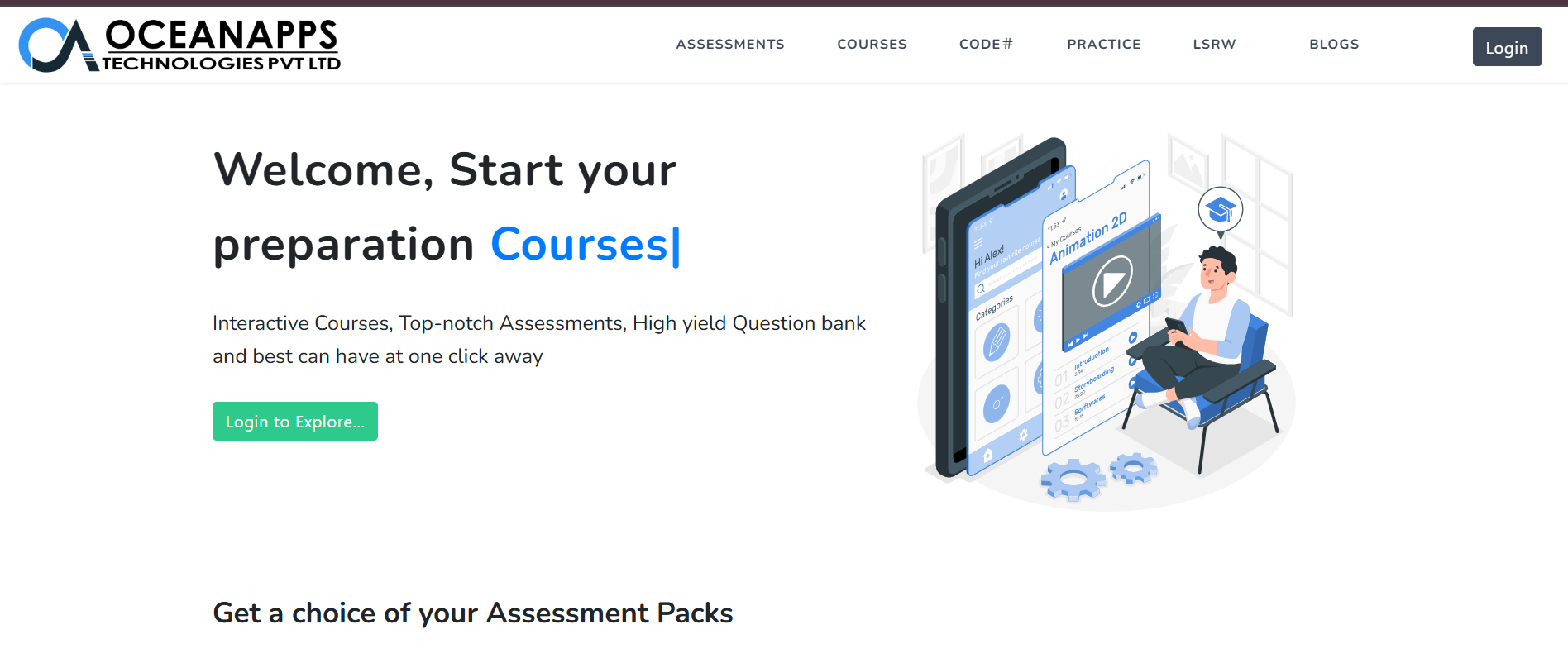 Practice dashboard